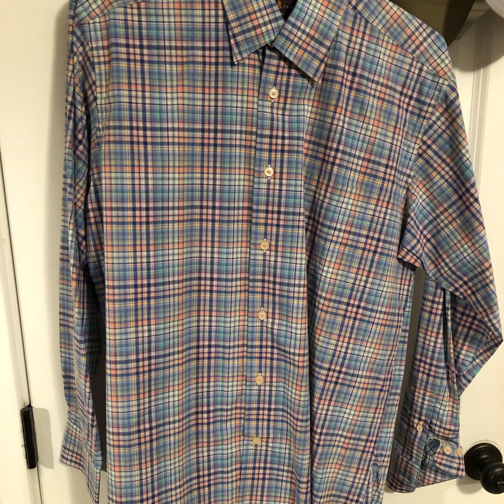 Robert Talbott Multi Color Button Down - image 1